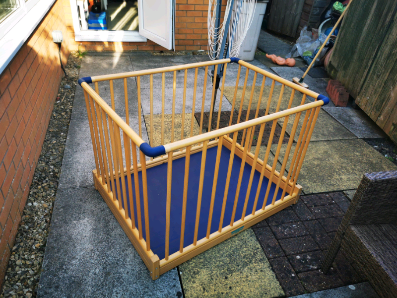wooden playpen mothercare